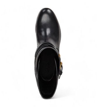 Briannah Leather Boots (36), Cuir, Plat, 1 à 3 cm, Boucle, Casuel - Lauren Ralph Lauren - Modalova