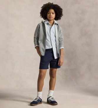 Pour garçon. 323547626002 Sweat à capuche en polaire et coton avec capuche ((S) 6/7años= 136/138cm), Casuel, , mode en - Polo Ralph Lauren - Modalova
