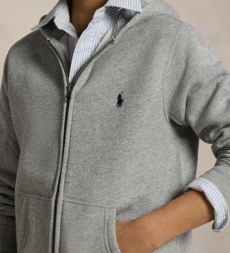 Pour garçon. 323547626002 Sweat à capuche en polaire et coton avec capuche ((S) 6/7años= 136/138cm), Casuel, , mode en - Polo Ralph Lauren - Modalova