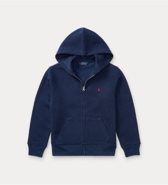 Pour garçon. 323547626001 Sweat-shirt à capuche en polaire et coton ((S) 6/7años= 136/138cm), Casuel, Marine, mode en - Polo Ralph Lauren - Modalova