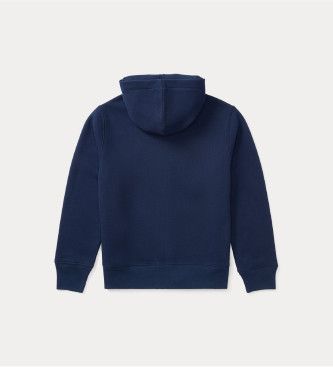Pour garçon. 323547626001 Sweat-shirt à capuche en polaire et coton ((S) 6/7años= 136/138cm), Casuel, Marine, mode en - Polo Ralph Lauren - Modalova