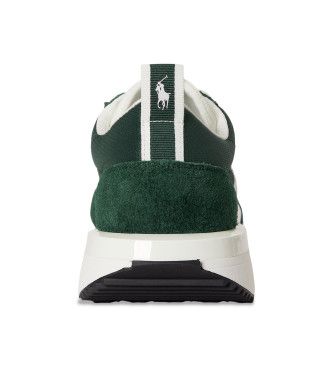 P07284001 Trainers Leather Train 89 (40), Cuir, Plat, Lacets, Casuel, Vert - Polo Ralph Lauren - Modalova