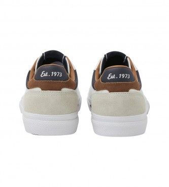 PMS30839 Kenton Court Sneakers (44), Cuir, Blanc, Plat, Lacets, Casuel - Pepe Jeans - Modalova