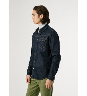 PM3090809 Chemise Western Rinse (L), Casuel, Coton, Manche longue - Pepe Jeans - Modalova