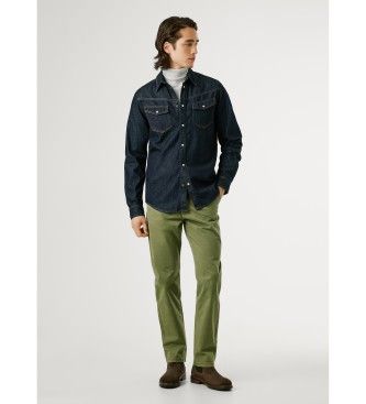 PM3090809 Chemise Western Rinse (L), Casuel, Coton, Manche longue - Pepe Jeans - Modalova