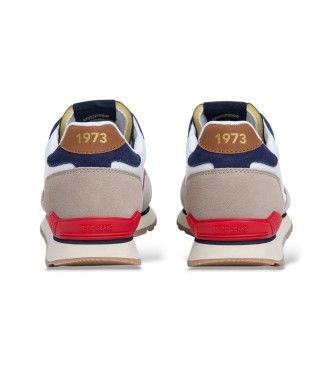 PMS400026 Brit Active Sneakers (40), Blanc, Plat, Lacets, Casuel - Pepe Jeans - Modalova