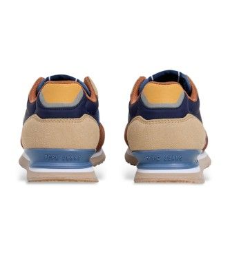Pour garçon. PBS400012 Trainers London Sight brown (32), , Plat, Lacets, Casuel, mode enfantine - Pepe Jeans - Modalova