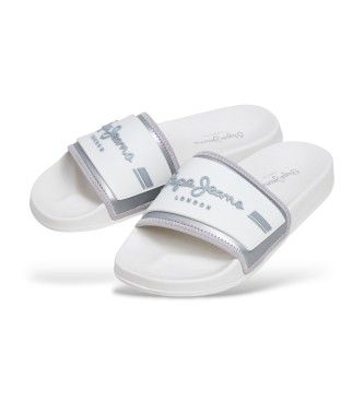 PLS700003 Slider Met flip flops (37), Plat, Aucun, Beachwear - Pepe Jeans - Modalova