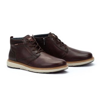 M8D-8050C1 Bottines en cuir Bilbao (39), Plat, Fermeture éclair, Casuel - Pikolinos - Modalova