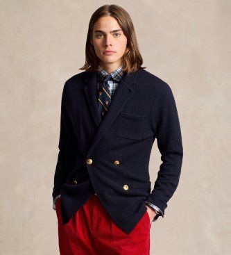 Unisex. 710945879001 Cardigan style blazer en cachemire (S), Casuel, Classique, Manche longue - Polo Ralph Lauren - Modalova