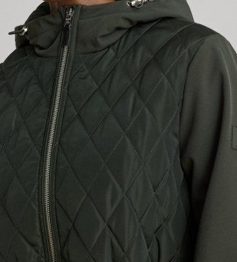 P18056002 Manteau matelassés avec capuche en losange (XS), Casuel, Polister recyclé - Lauren Ralph Lauren - Modalova