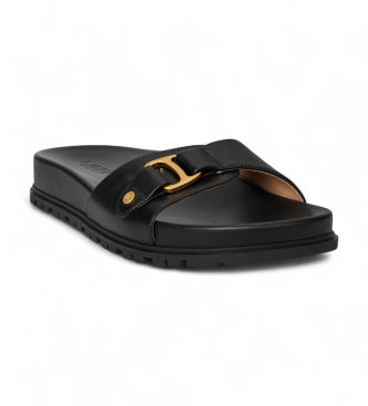 Tasha Flip Flop Leather Sandals (36), Cuir, Plat, Aucun, Casuel - Lauren Ralph Lauren - Modalova