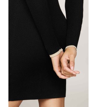 DW0DW19836 Robe moulante (XS), Casuel, Manche longue, Polister recyclé, Durable - Tommy Jeans - Modalova