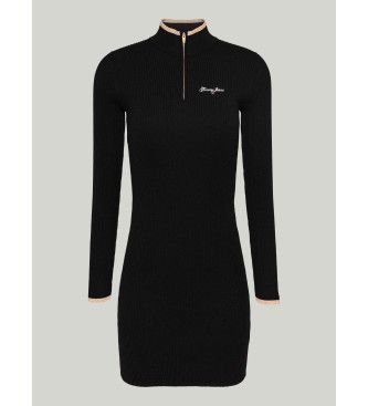 DW0DW19836 Robe moulante (XS), Casuel, Manche longue, Polister recyclé, Durable - Tommy Jeans - Modalova