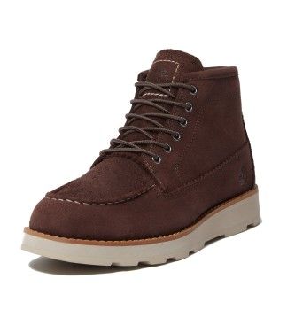 TB0A6CEPEIV1 Britton Mills Chukka Leather Ankle Boots dark brown (44), Cuir, Marron, Plat, Lacets, Casuel, De plein a - Timberland - Modalova