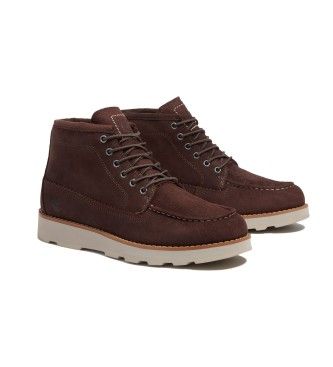 TB0A6CEPEIV1 Britton Mills Chukka Leather Ankle Boots dark brown (44), Cuir, Marron, Plat, Lacets, Casuel, De plein a - Timberland - Modalova
