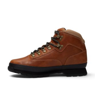 TB0A2PUSEN11 Euro Hiker Mid Leather Boots marron (40), Cuir, Plat, Lacets, Casuel, De plein air - Timberland - Modalova