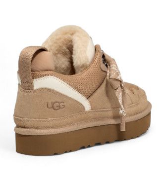 Lowmel sand Leather Sneakers (36), Cuir, , Plat, 1 à 3 cm, Lacets, Casuel - Ugg - Modalova