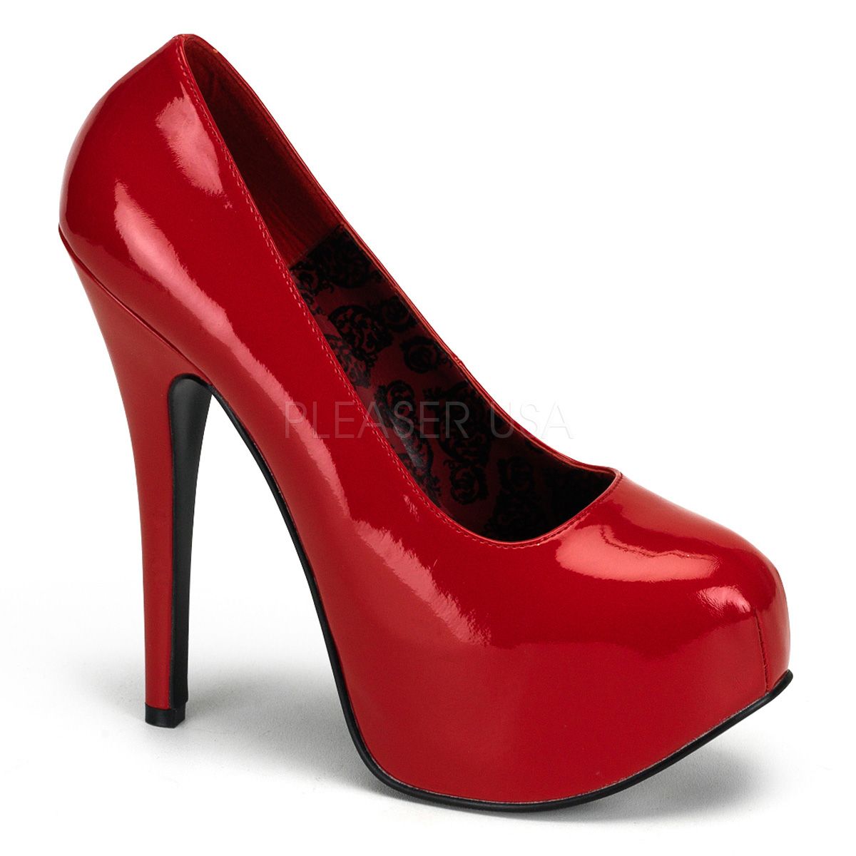Escarpins plateformes rouges vernis - Pointure : 36 - Bordello - Modalova
