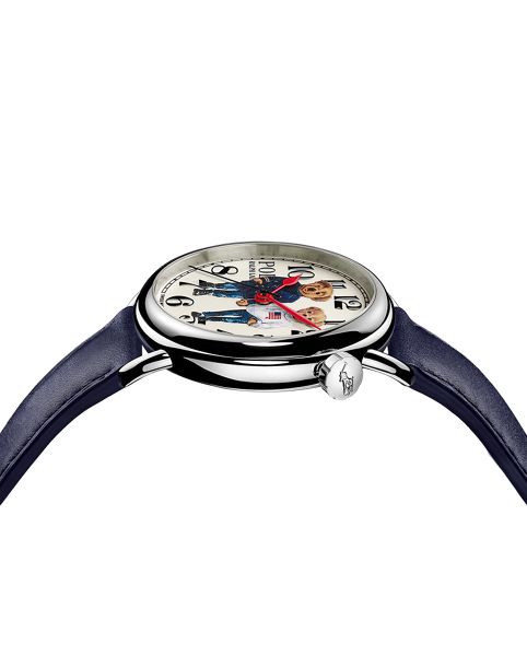 Montre en acier Ralph Lauren & Ricky Bear 38 MM - Polo Ralph Lauren - Modalova