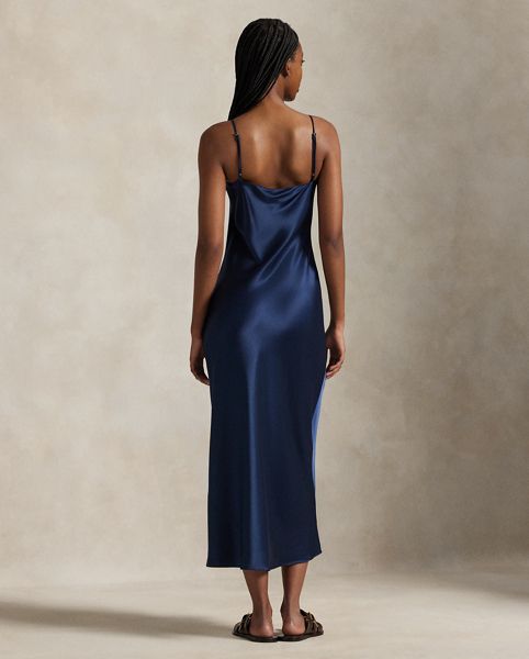 Robe combinaison en satin - Polo Ralph Lauren - Modalova