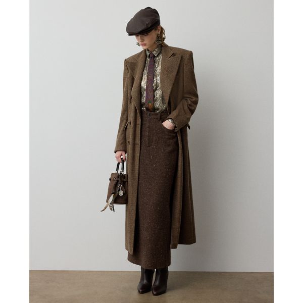 Manteau Affton pied-de-poule à carreaux - Collection - Modalova