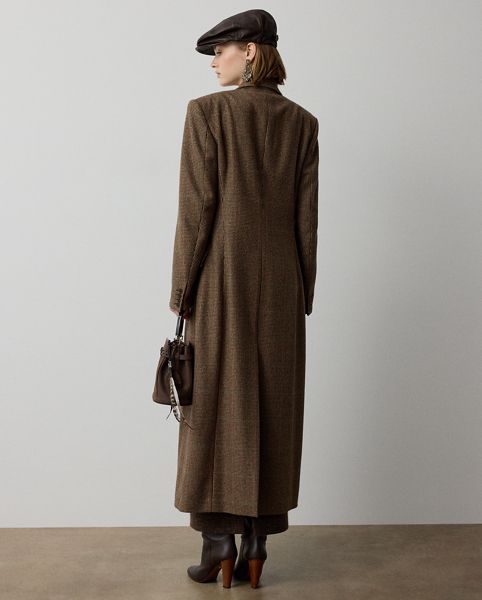 Manteau Affton pied-de-poule à carreaux - Collection - Modalova