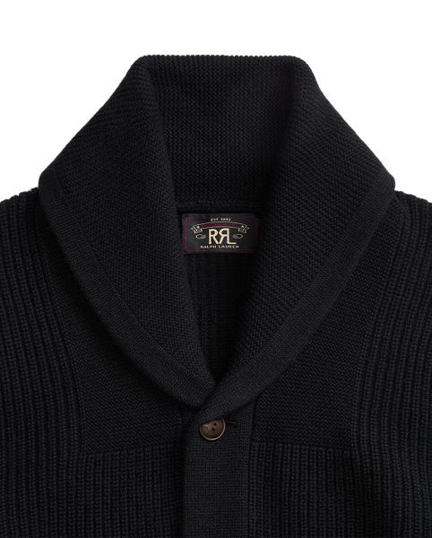 Cardigan col châle en cachemire - RRL - Modalova
