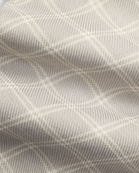 Cravate cachemire-soie carreaux-fenêtre - Purple Label - Modalova