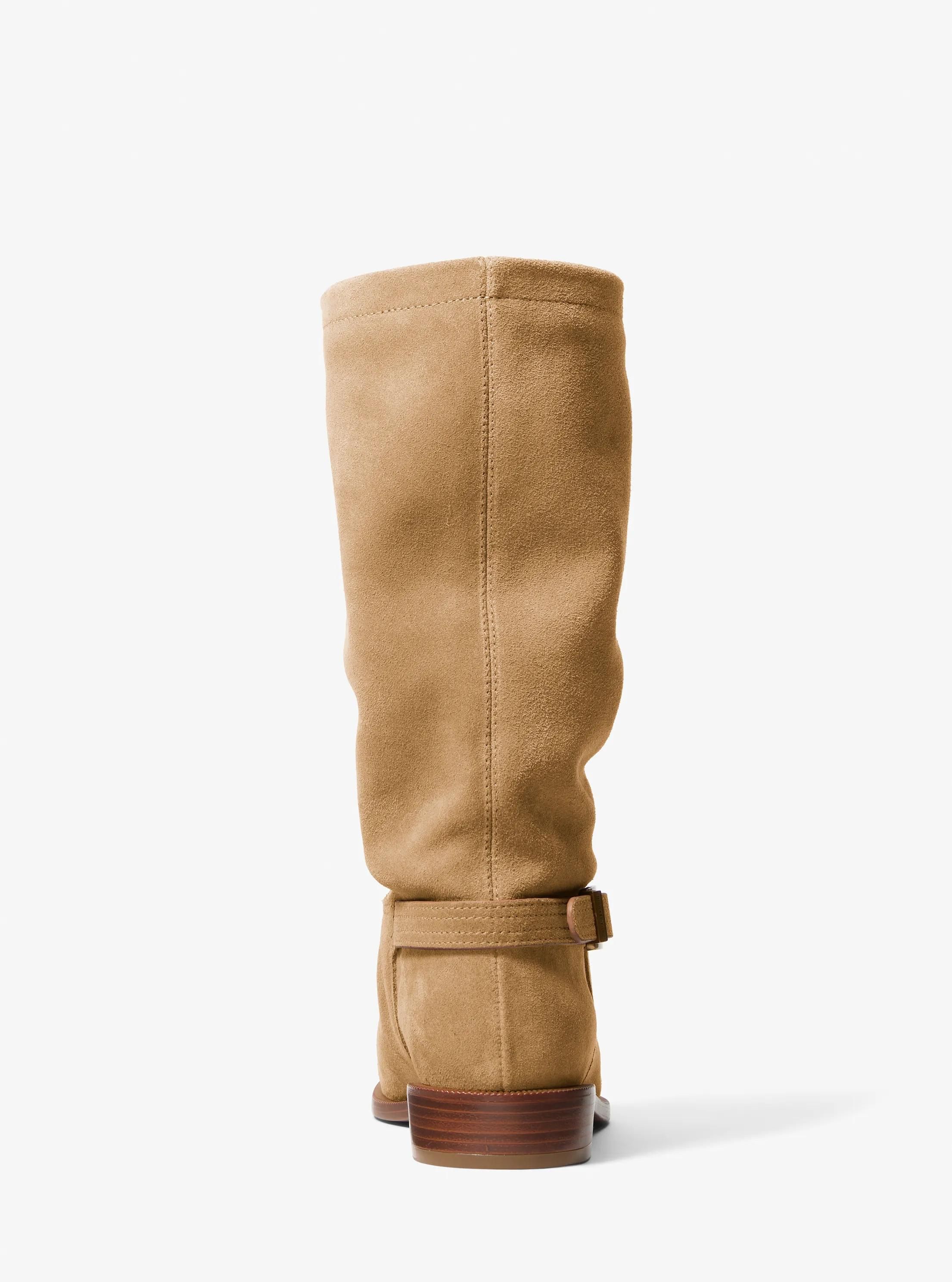 MK Botte Harleigh en daim - Michael Kors - MICHAEL Michael Kors - Modalova