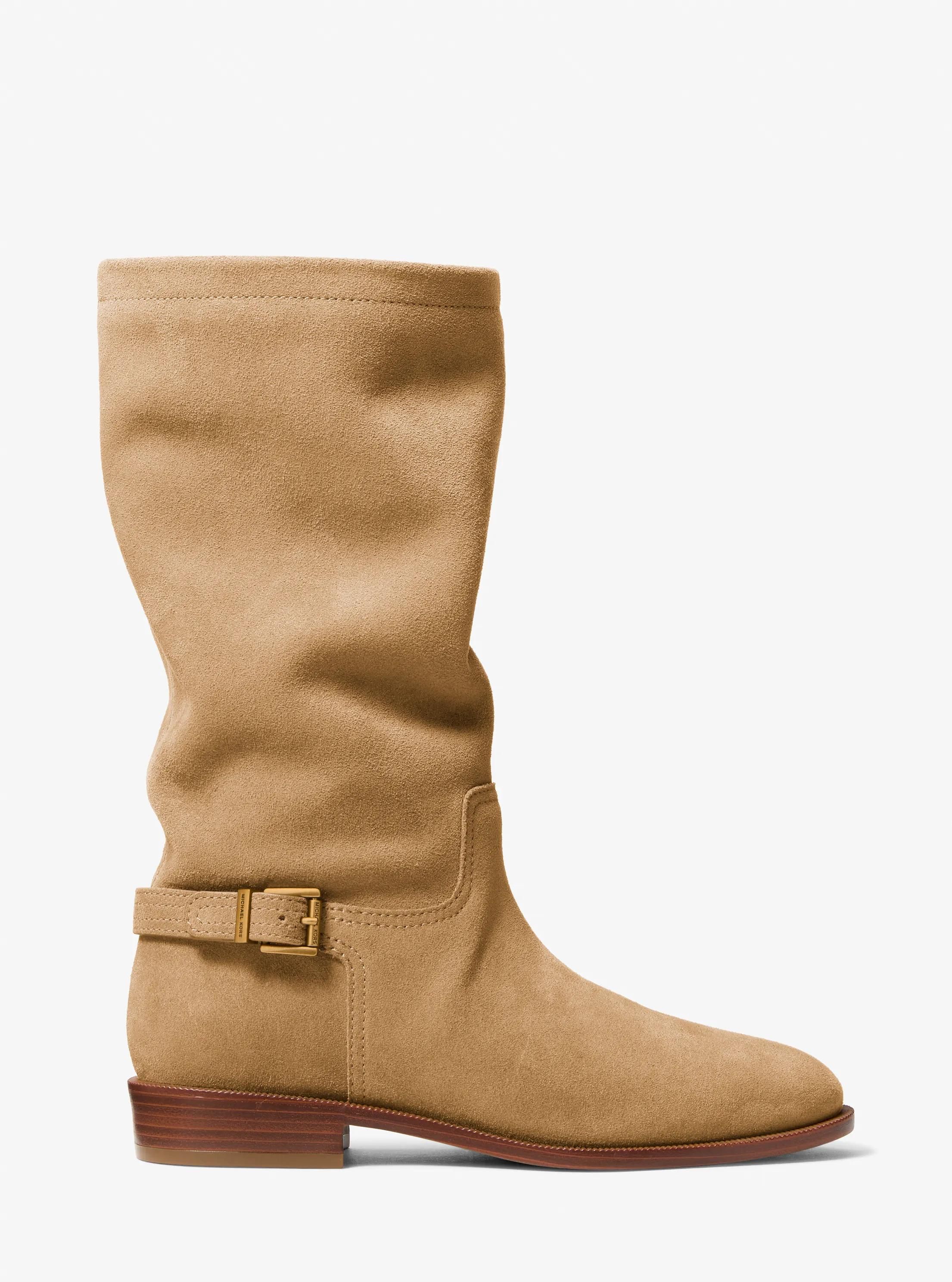 MK Botte Harleigh en daim - Michael Kors - MICHAEL Michael Kors - Modalova