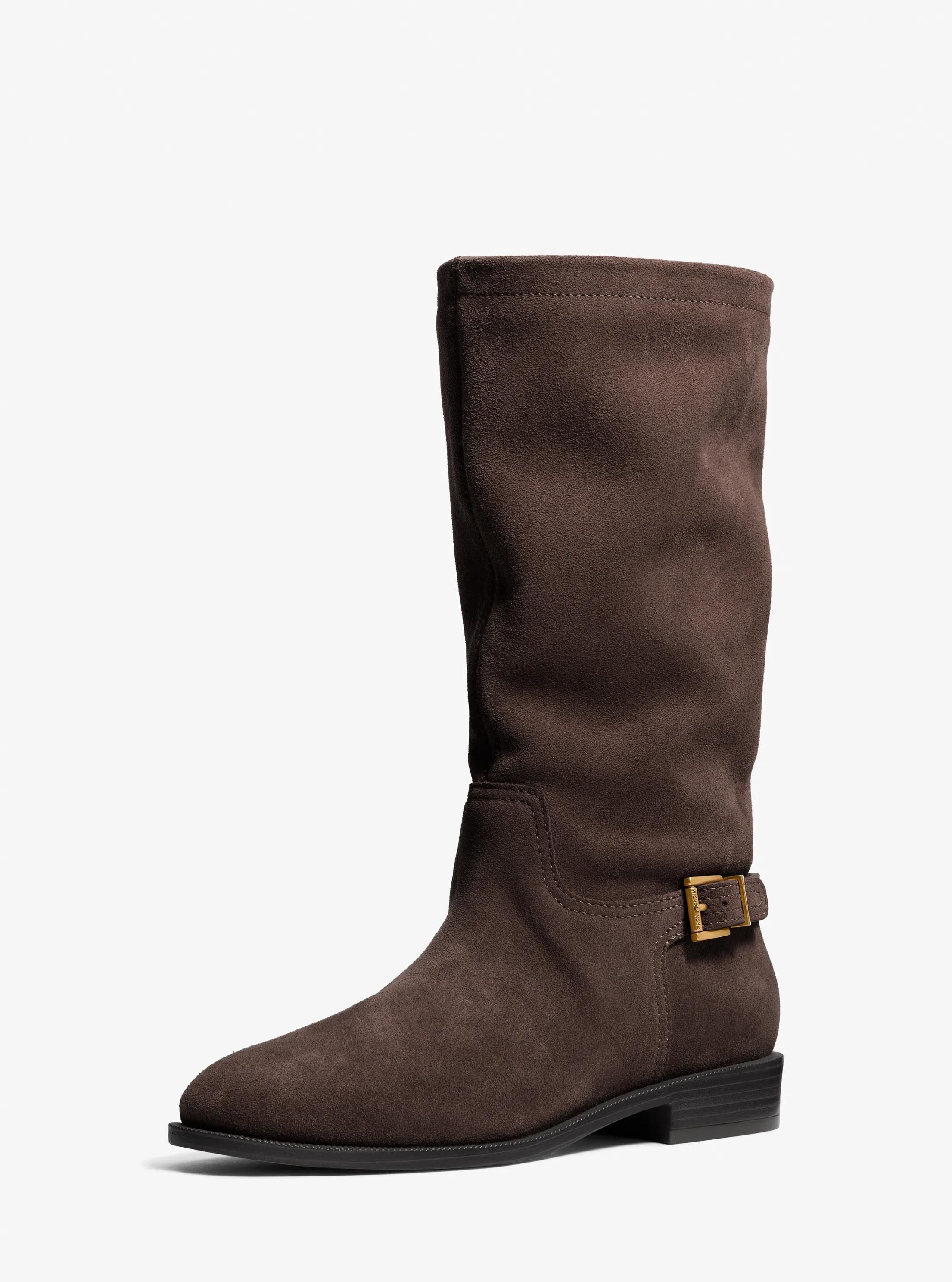 MK Botte Harleigh en daim - Michael Kors - MICHAEL Michael Kors - Modalova