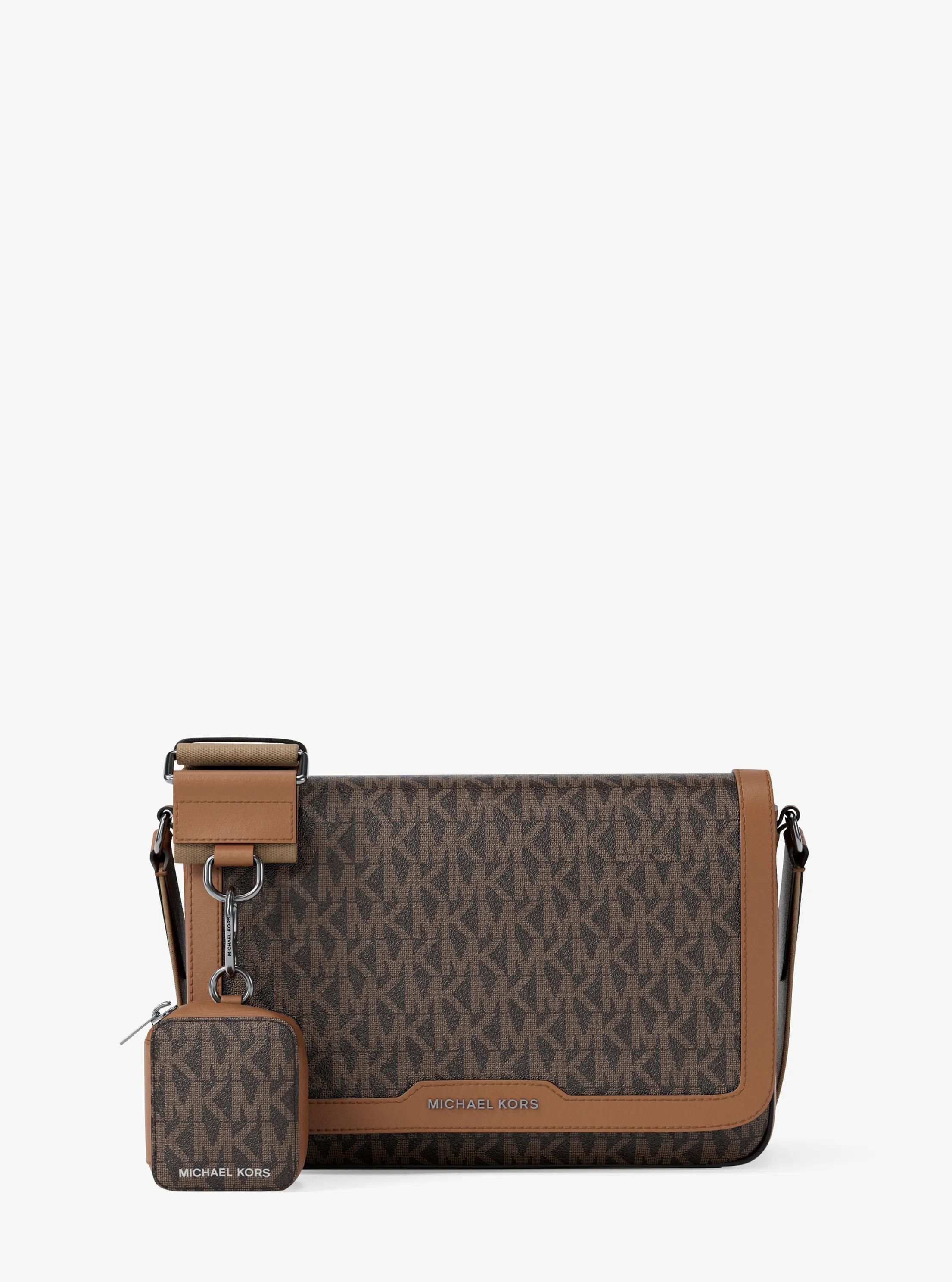 MK Mini sac à bandoulière Hudson à logo Signature avec étui pour AirPods Pro® d'Apple - Michael Kors - Michael Kors Mens - Modalova