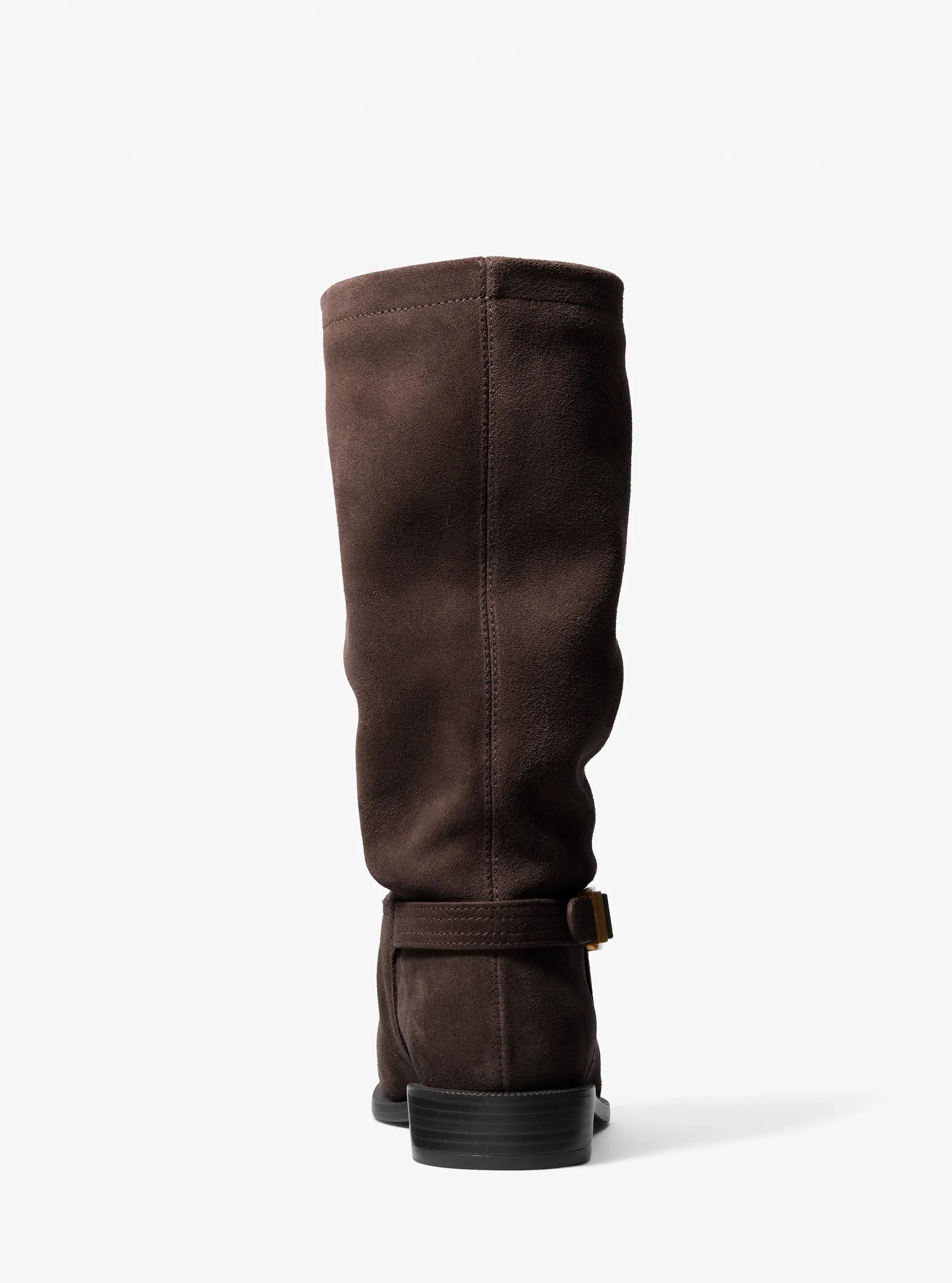 MK Botte Harleigh en daim - Michael Kors - MICHAEL Michael Kors - Modalova