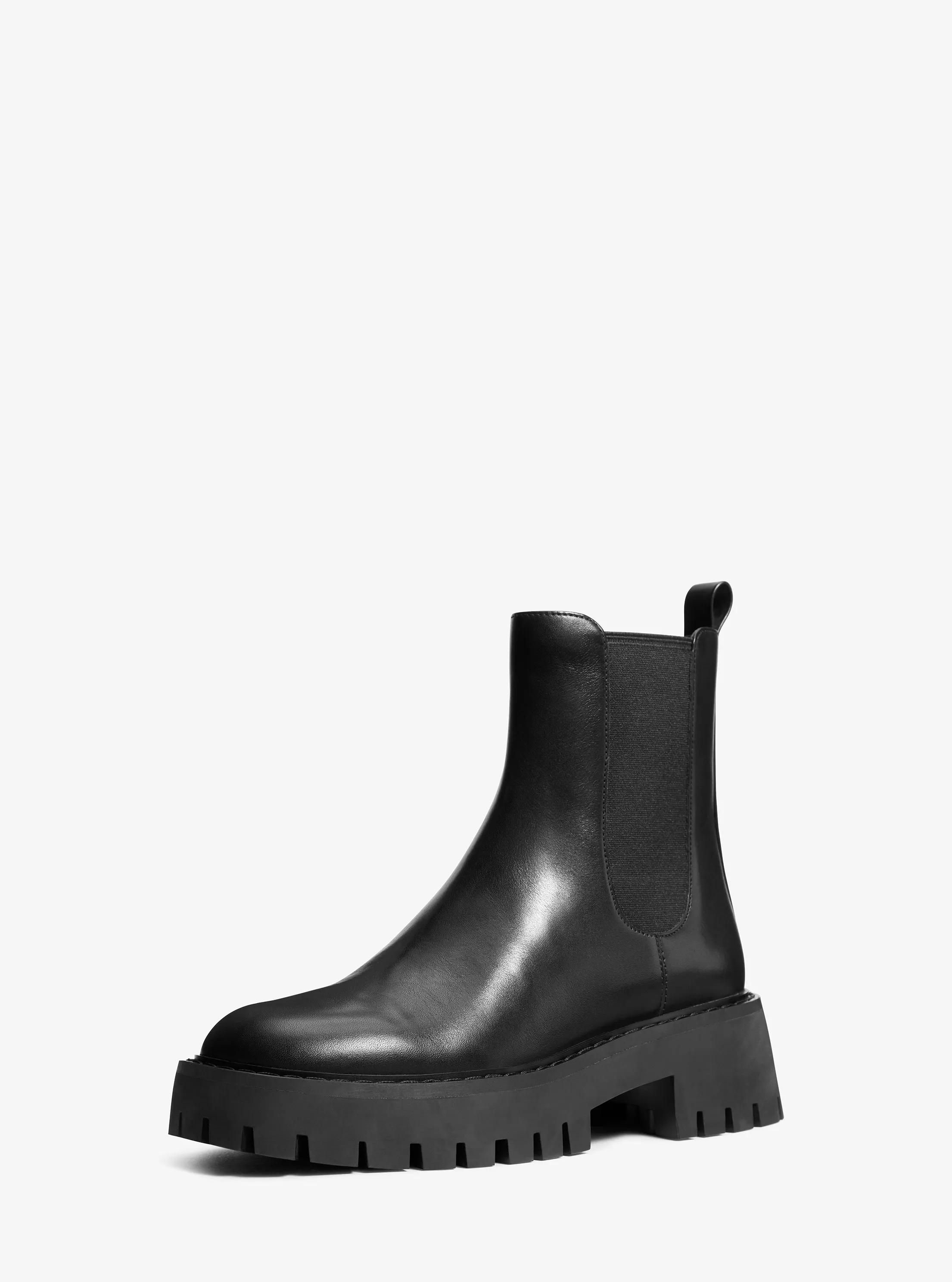 MK Bottine Asher en cuir à crampons - Michael Kors - MICHAEL Michael Kors - Modalova