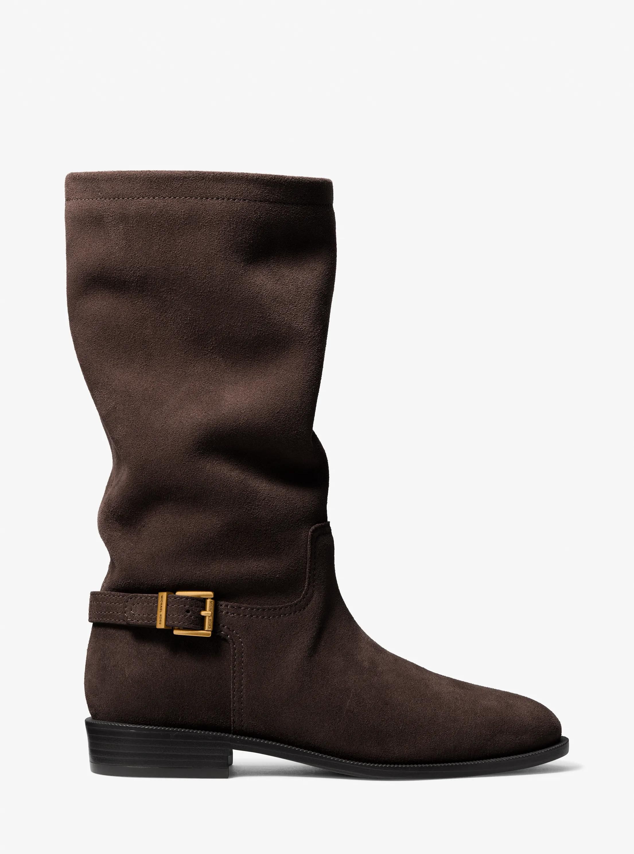 MK Botte Harleigh en daim - Michael Kors - MICHAEL Michael Kors - Modalova