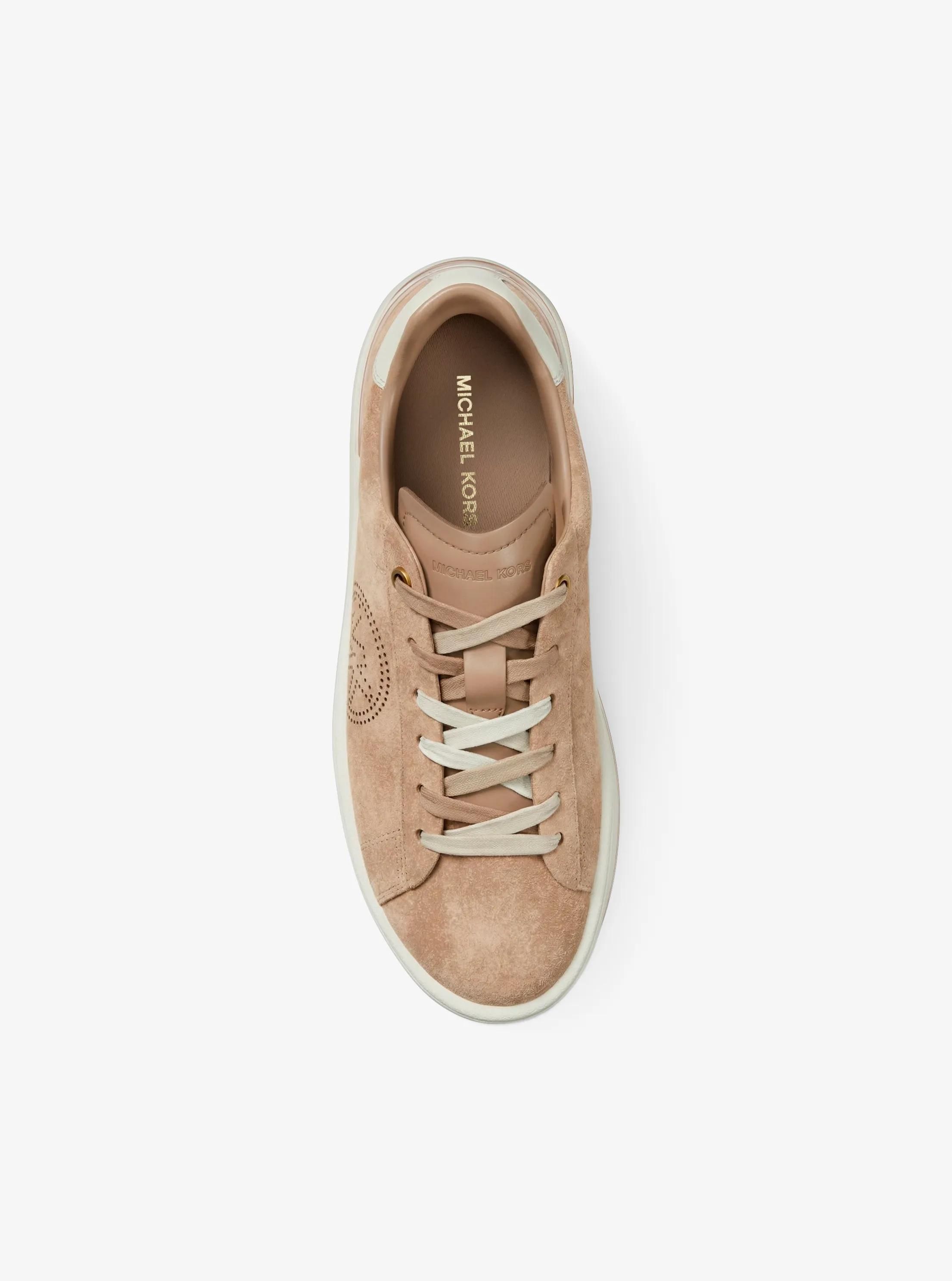 MK Basket Dottie en daim à semelle compensée - Michael Kors - MICHAEL Michael Kors - Modalova