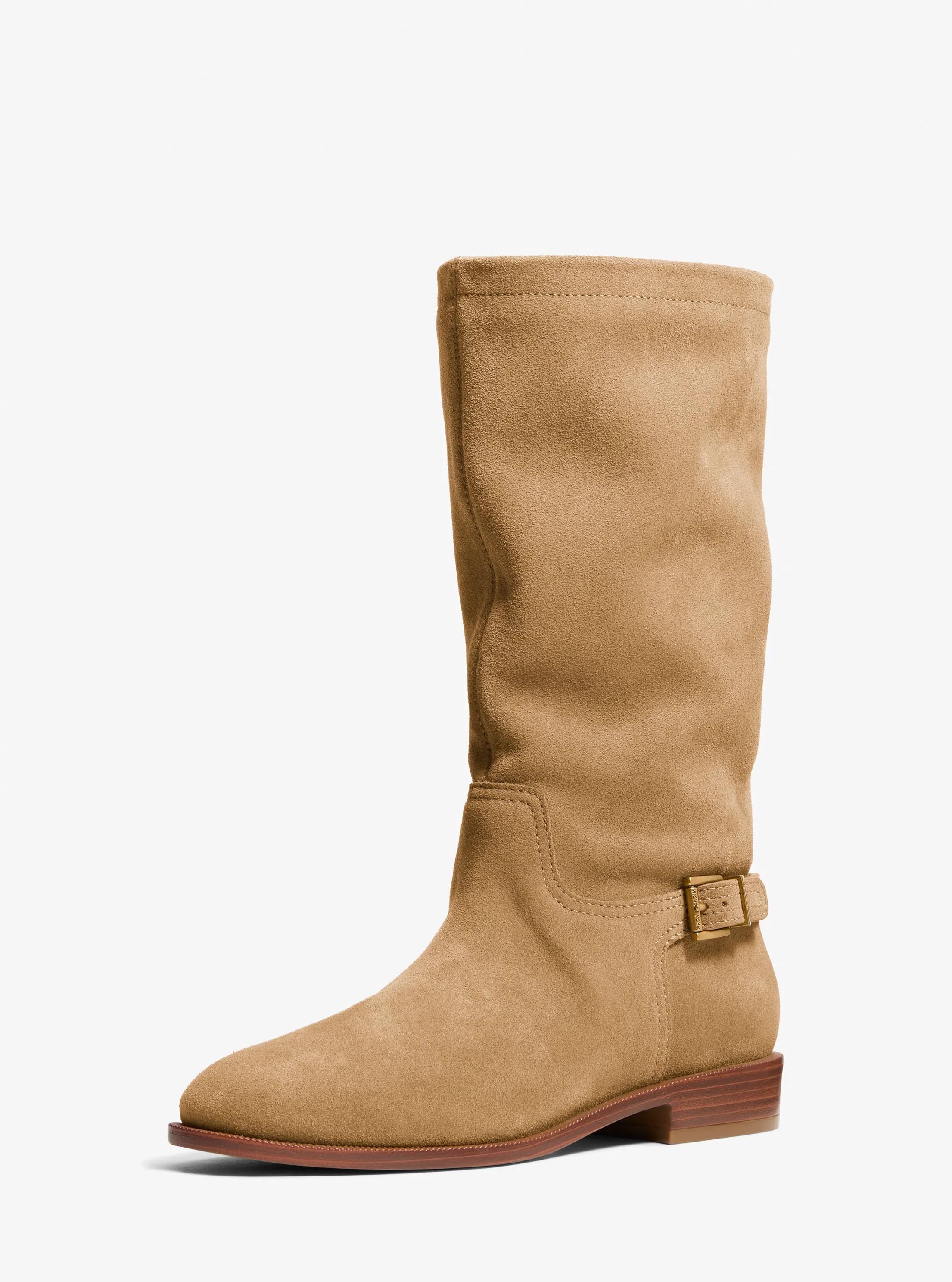MK Botte Harleigh en daim - Michael Kors - MICHAEL Michael Kors - Modalova