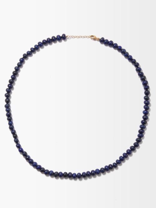 Collier en or 14 carats et lapis-lazuli Oracle - Jia Jia - Modalova