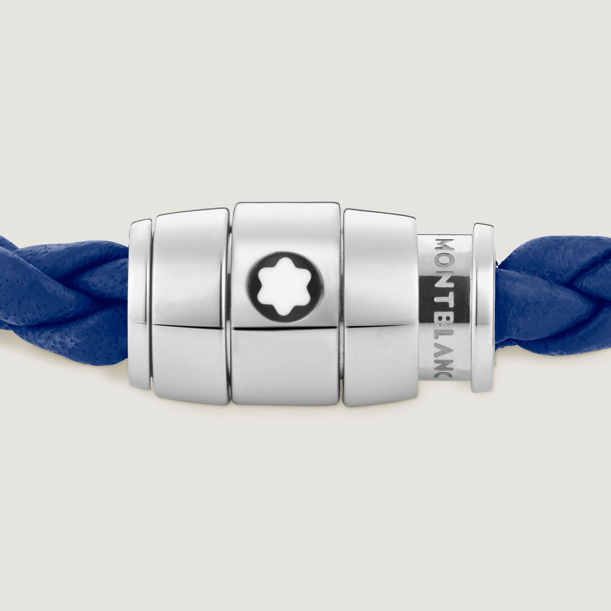 Bracelet 3 Anneaux en Cuir Soft - Acier inoxydable - MB130899 - Bracelets - MONTBLANC - Modalova