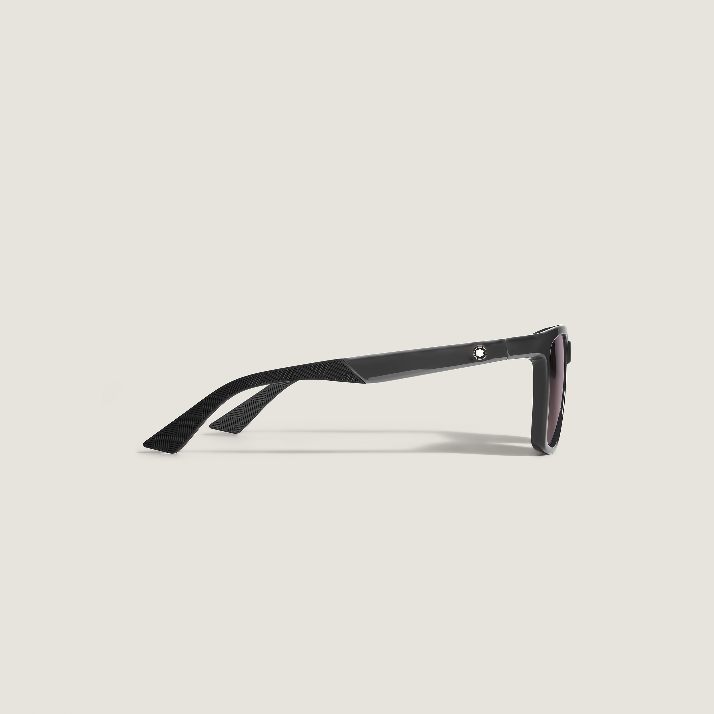 Lunettes de Soleil Carrées avec Monture Injectée - Injection plastique - MB134860 - Solaires - MONTBLANC - Modalova