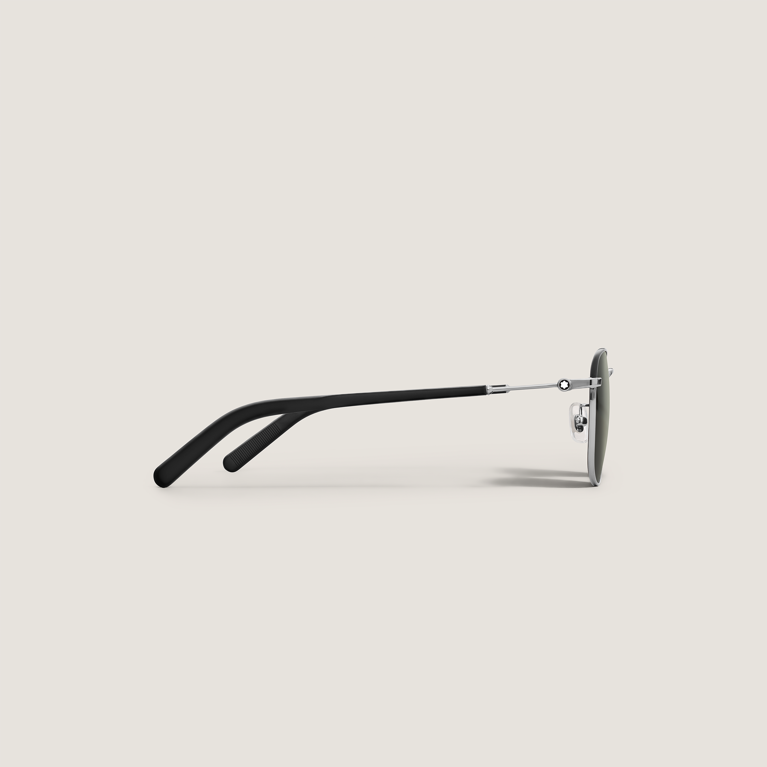 Lunettes de Soleil Carrées avec Monture en Métal é - Métal - MB135567 - Solaires - MONTBLANC - Modalova