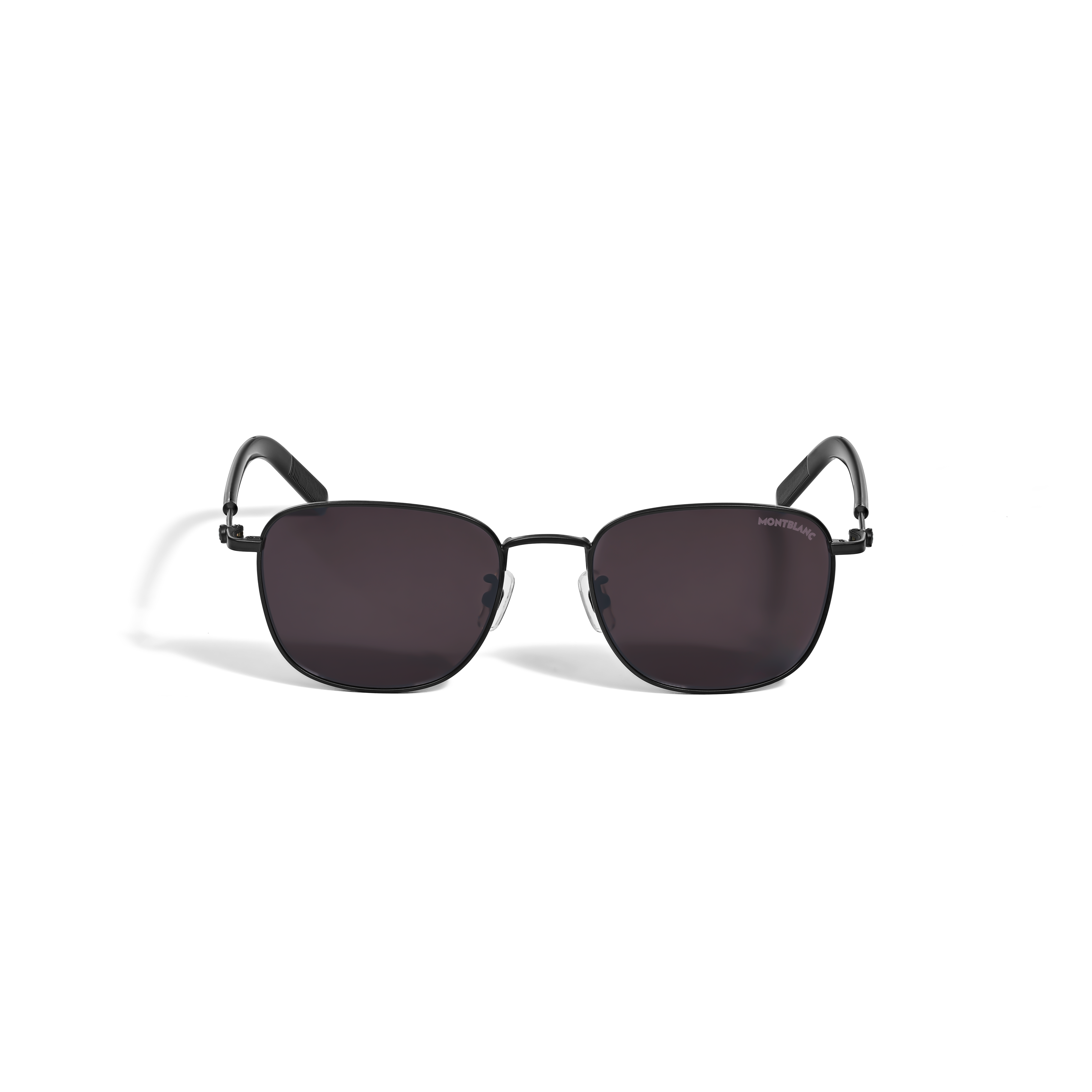 Lunettes de Soleil Carrées avec Monture en Métal - Métal - MB135568 - Solaires - MONTBLANC - Modalova