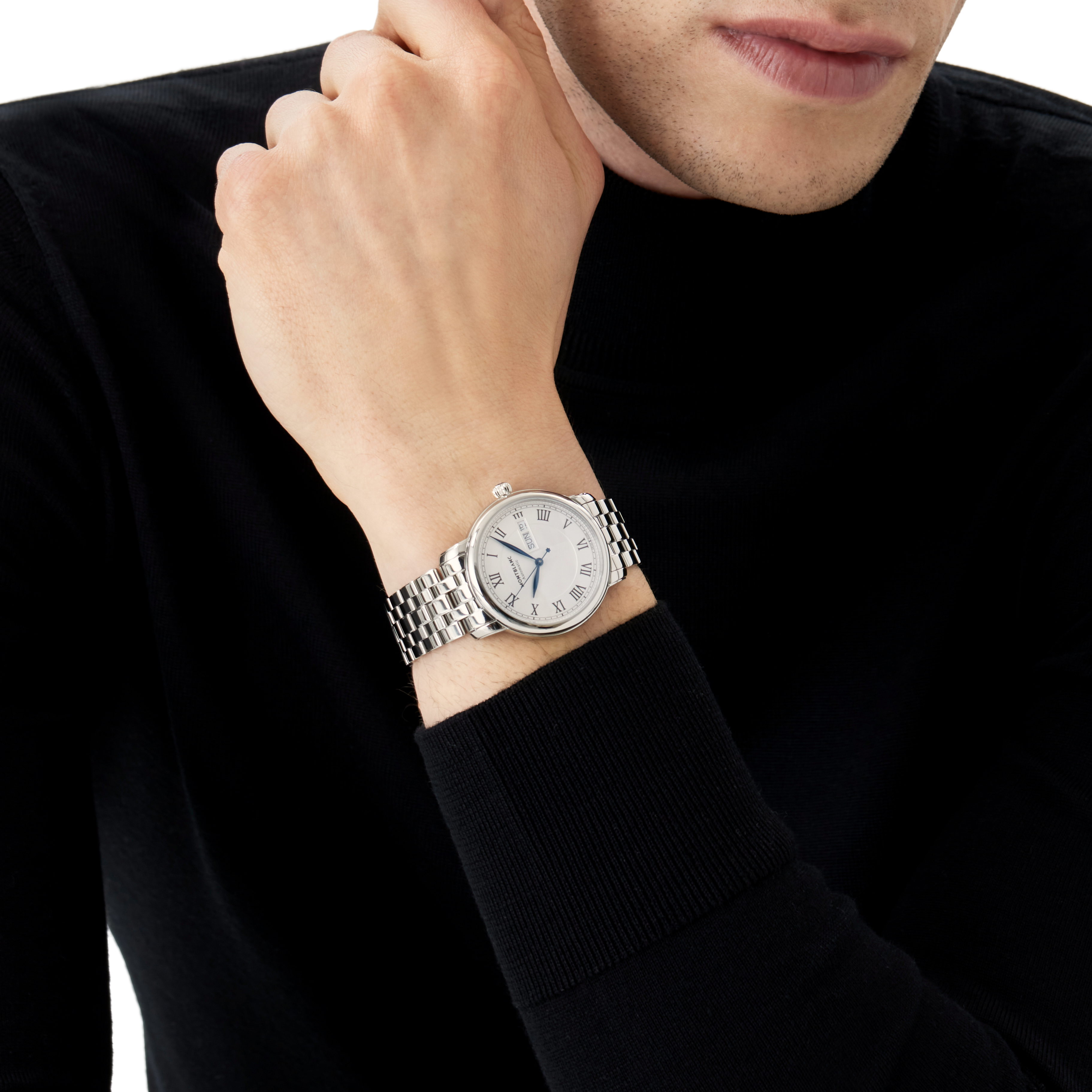 Star Legacy Automatic Day & Date 39 mm - Acier - MB128687 - Montre - MONTBLANC - Modalova
