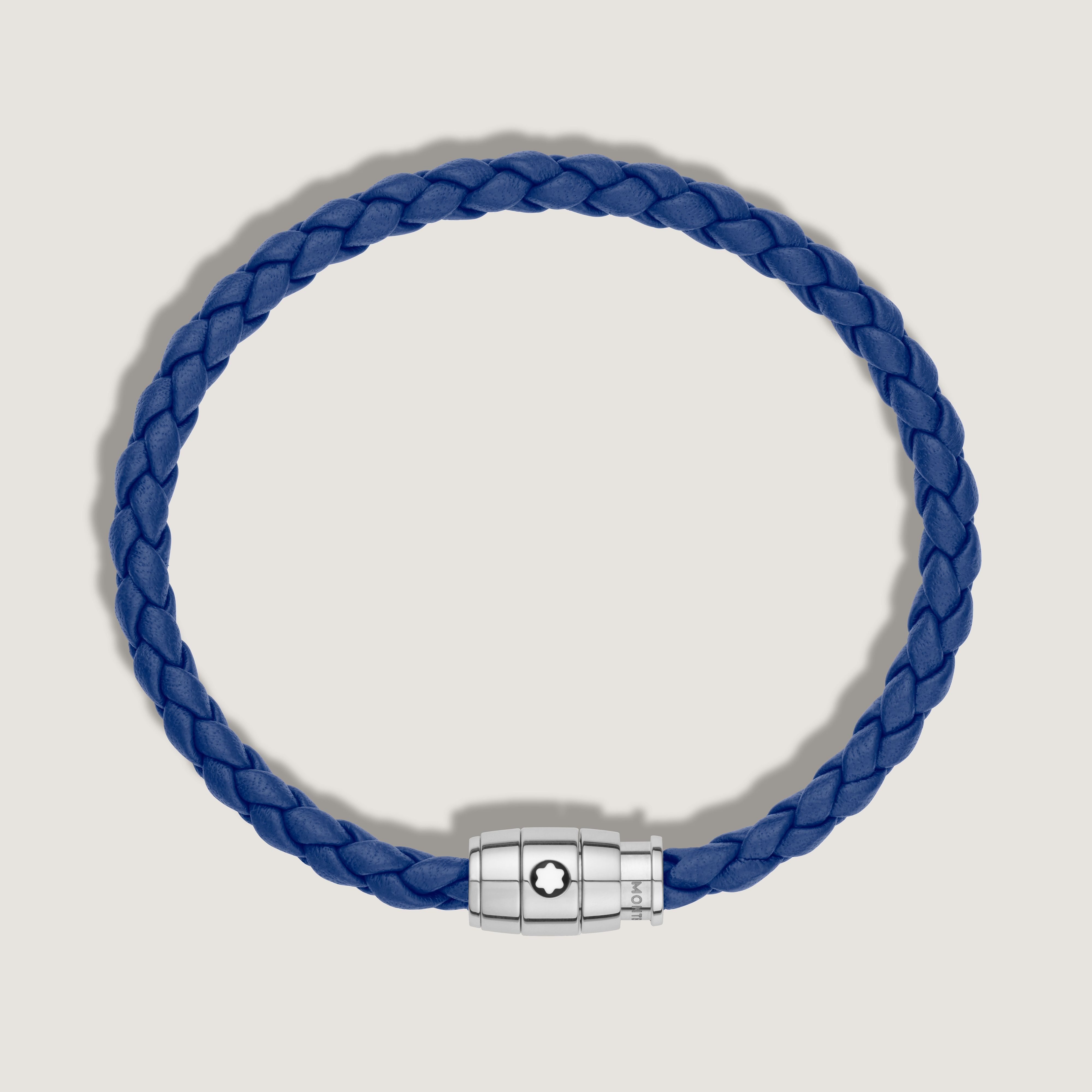Bracelet 3 Anneaux en Cuir Soft - Acier inoxydable - MB130899 - Bracelets - MONTBLANC - Modalova