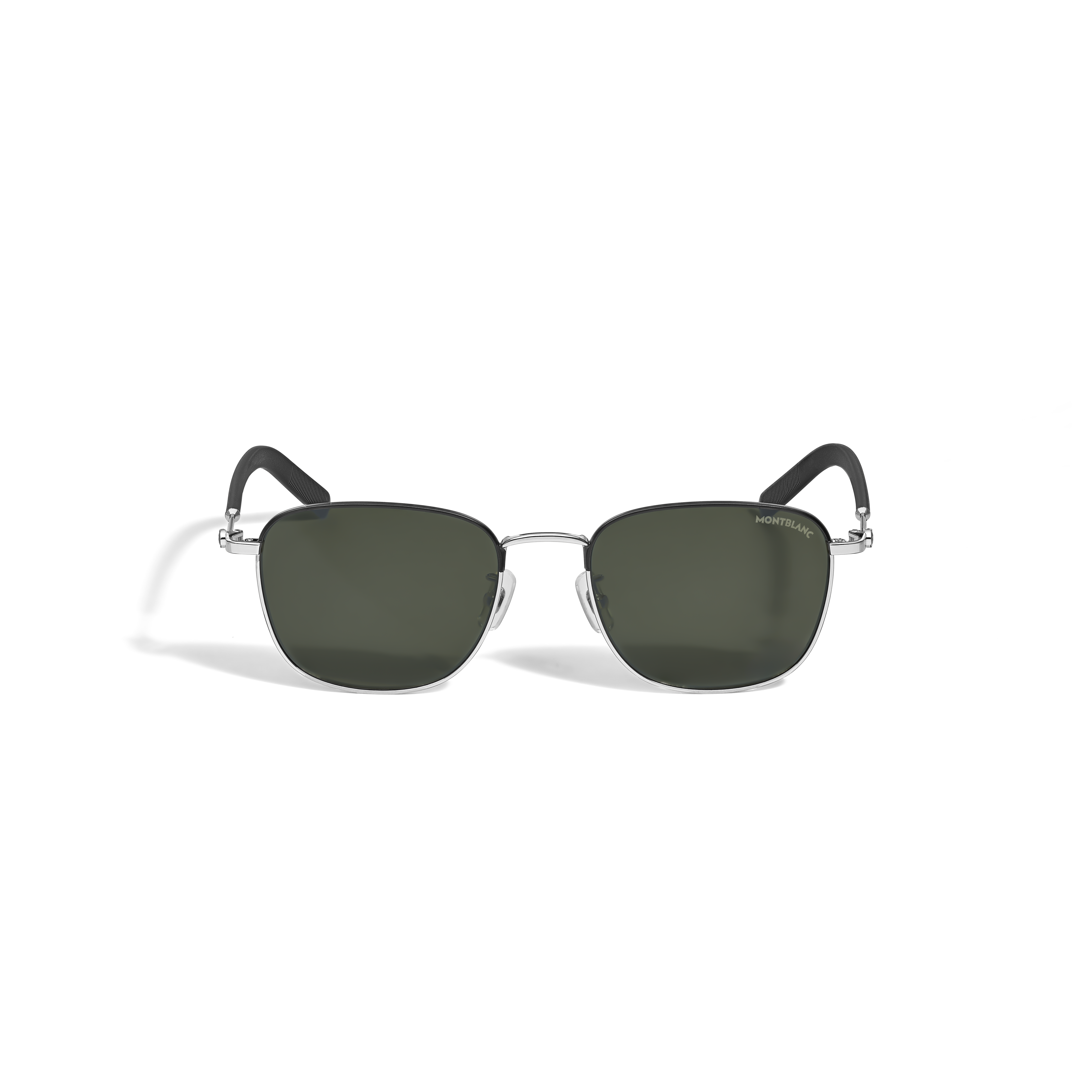 Lunettes de Soleil Carrées avec Monture en Métal é - Métal - MB135567 - Solaires - MONTBLANC - Modalova