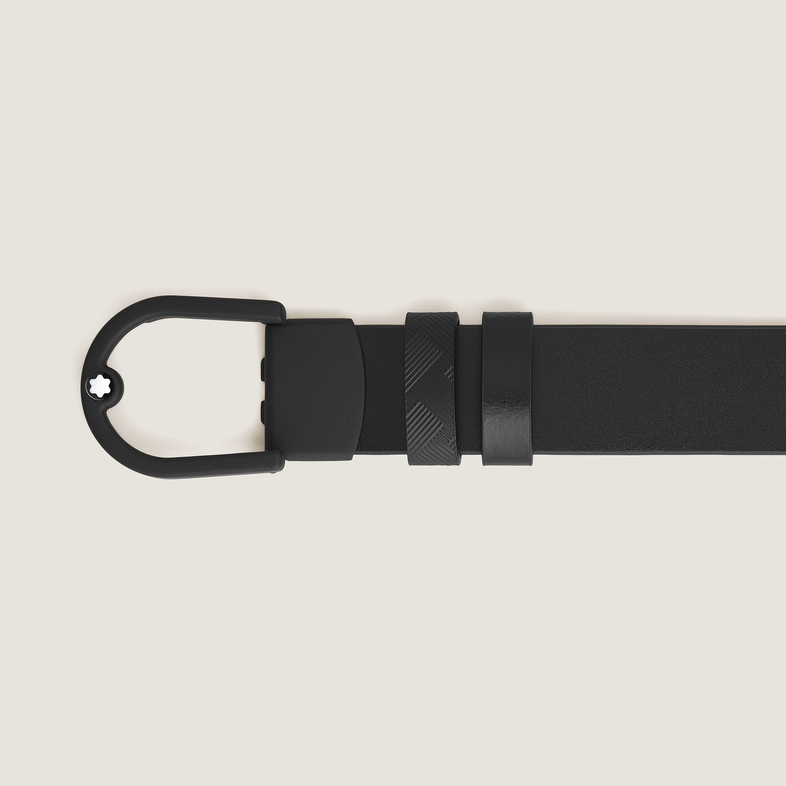 Ceinture réversible boucle fer à cheval de 30 mm en cuir / - Cuir - MB222397 - Ceintures - MONTBLANC - Modalova