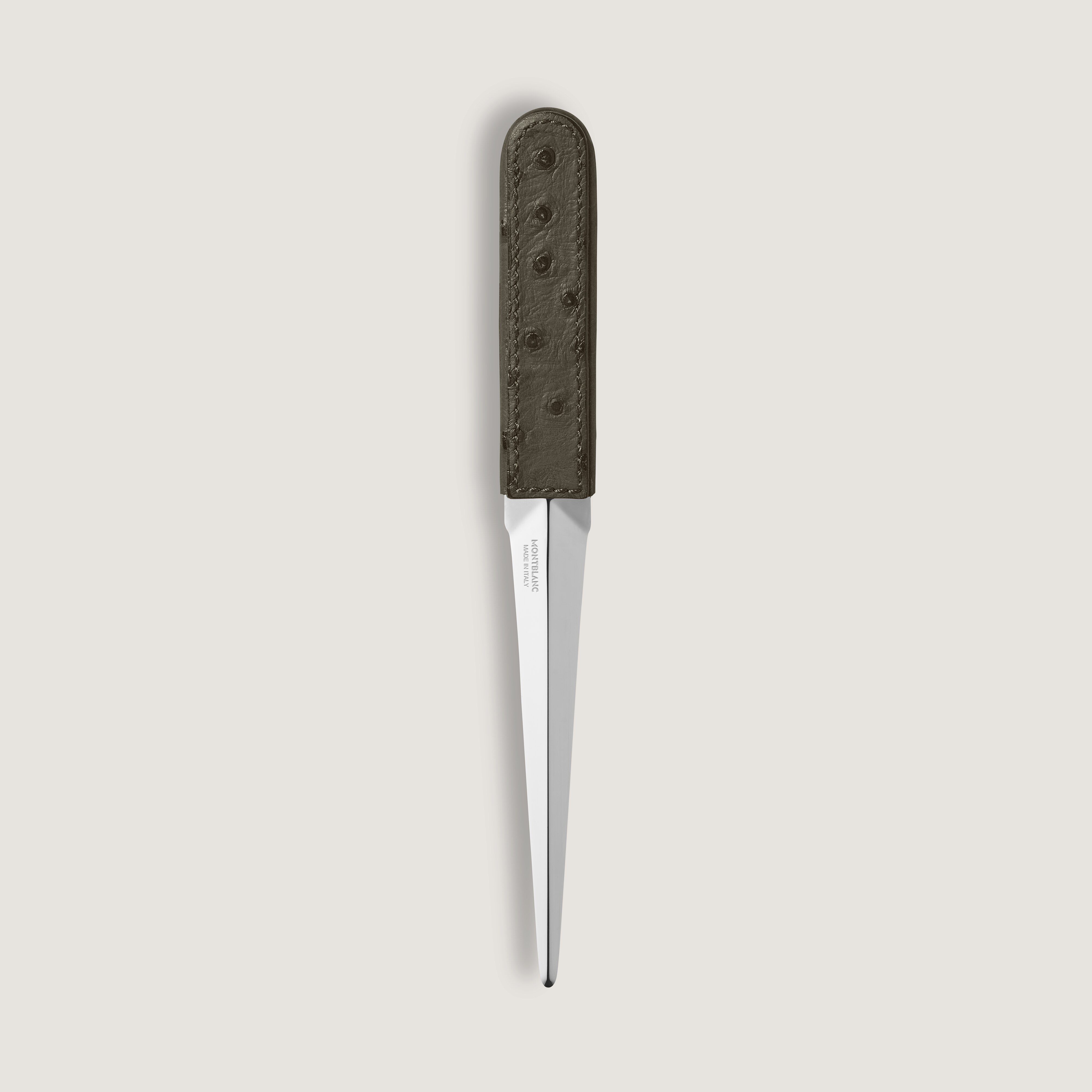 Coupe-Papier en Cuir Imprimé Autruche - Cuir - MB136550 - Accessoires Pour Lettres - MONTBLANC - Modalova
