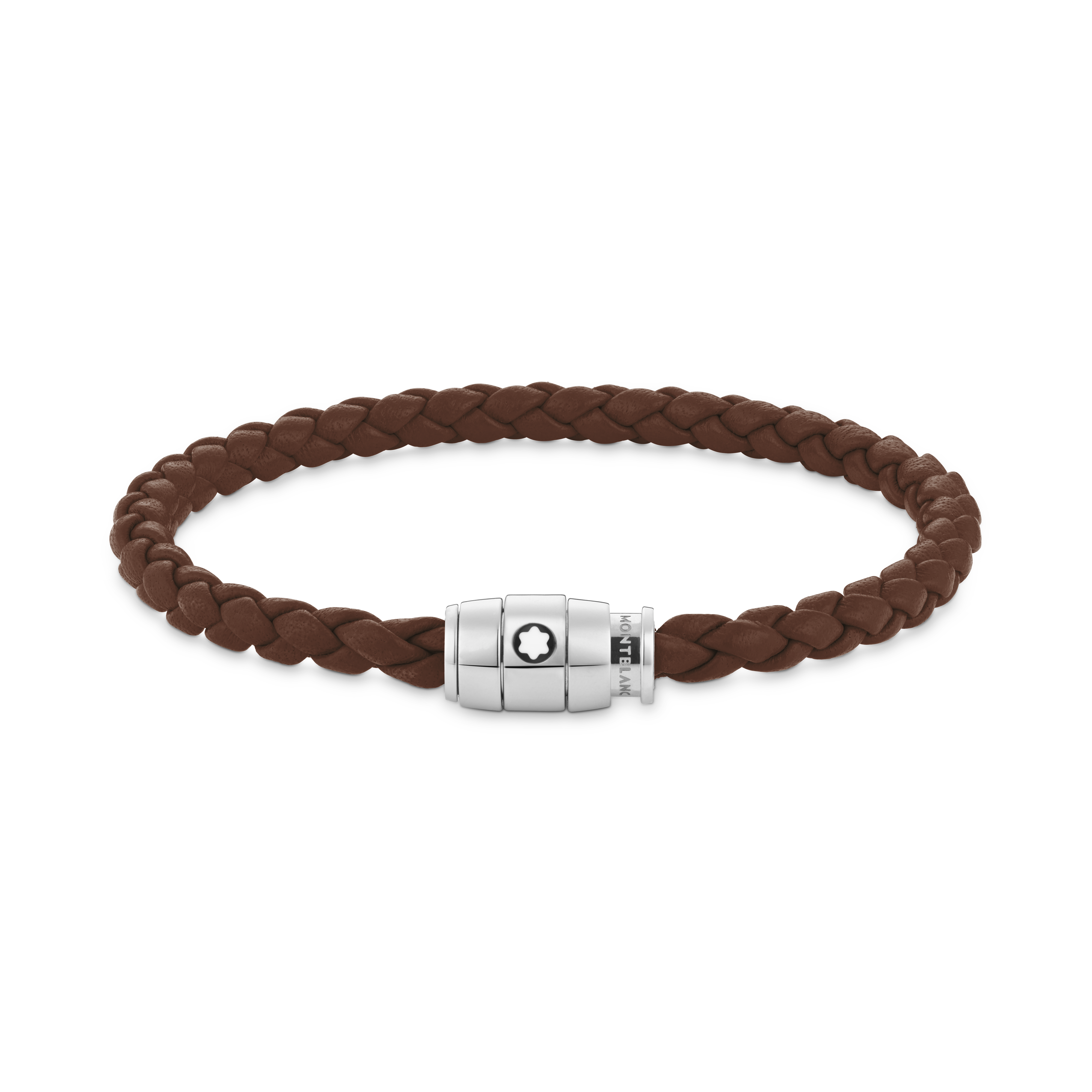 Bracelet 3 Anneaux en Cuir Soft - Acier inoxydable - MB136001 - Bracelets - MONTBLANC - Modalova