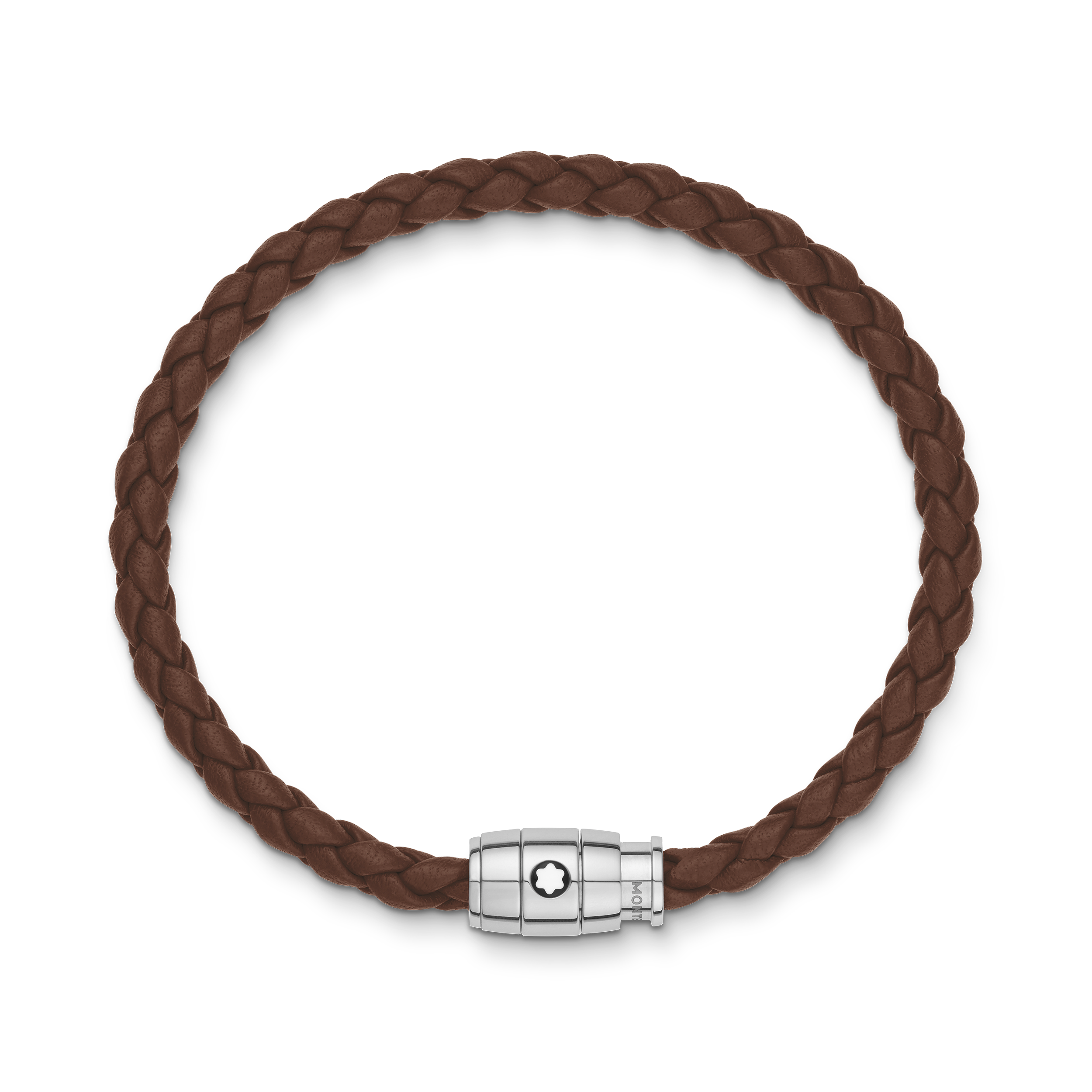 Bracelet 3 Anneaux en Cuir Soft - Acier inoxydable - MB136001 - Bracelets - MONTBLANC - Modalova